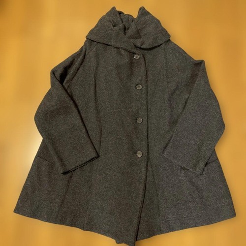 Manteau long laine moyuru - manteau,