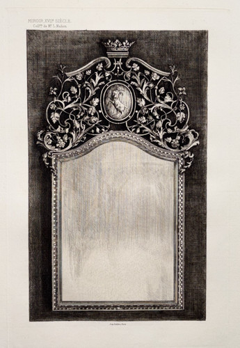 Miroir xviie mahon - mahon, ferronnerie
