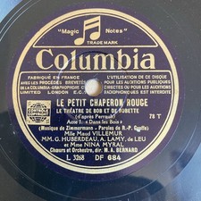 78t Le Petit Chaperon Rouge Villemur Huberdeau Lamy de Leu Myral Df684