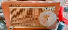 Poste Radio Vintage de luxe gainer de cuir  de la Marque jicky- Retro collection