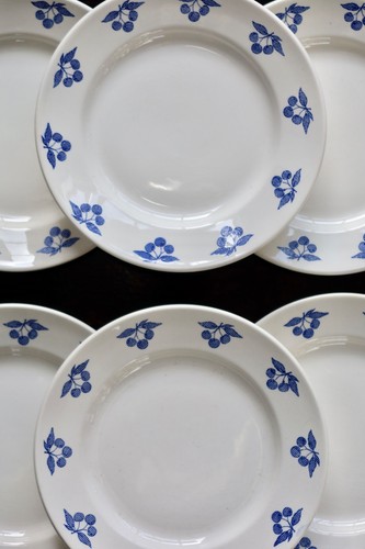 Assiettes dessert vintage - 6,