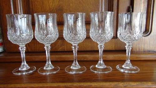 Verres pied cristal - verres, à