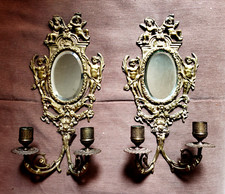 Paire APPLIQUES XIXème