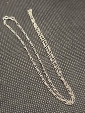 Ancien Collier Chaîne Fine En