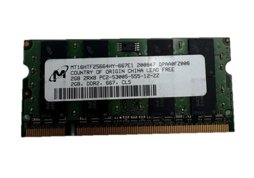 Micron mt16htf25664hy 667e1 - micron, mt16htf25664hy-667e1