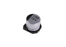 Condensateur électrolytique aluminium CMS SMD 100uF 100µF 16V Ø6,3x5,4mm
