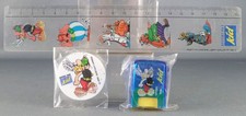 Asterix - Set Écolier Gomme Taille-crayon Règle - Publicitaire Kid 1994/95