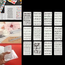 12 Pochoirs En Plastique pour