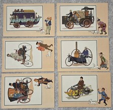 HERGE TINTIN 6 Chromos Voir et