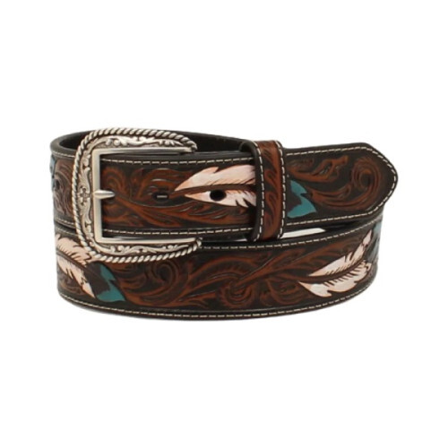 Ceinture cuir ariat western - ceinture,