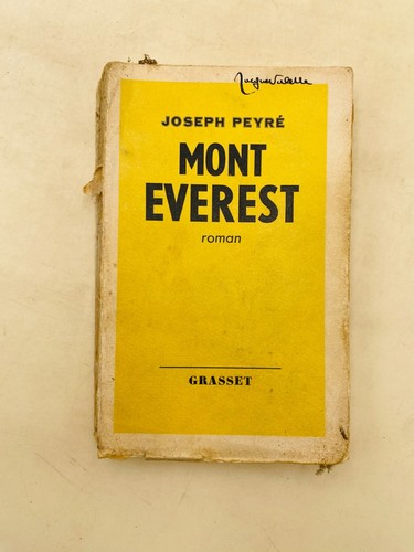 Joseph peyré mont everest - peyrÉ,
