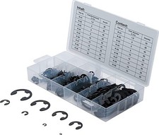 ASSORTIMENT DE CIRCLIPS TYPE E de 1.5 à 22 mm