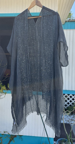 Boho gray sequin - gray,