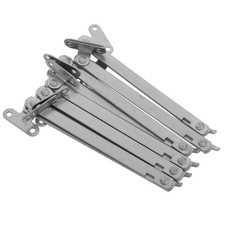  6 Pcs Quincaillerie De Placards Charnière Pliable Chiffés Support Du Couvercle