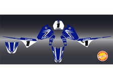Graphic Kit deco autocollant Vintage Blue pour moto cross Yamaha PW80 PW 80
