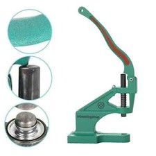 Fonte Main Machine à Presse Vert pour Oeillets Snaps Rivets Punch Matrices Jeux