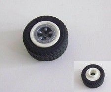 PLAYMOBIL (G3280) POMPIERS - Roue Jante Blanche avec Enjoliveur Voiture 4822