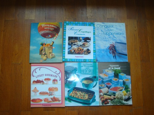 Lot livres tupperware - de,
