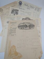 Lot de 6 papier anciens
