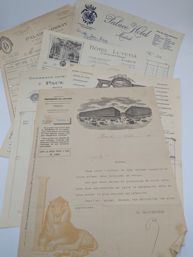 Lot papier anciens - papier,