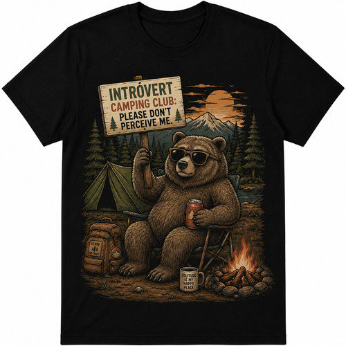 Introvert camping club please - introvert,