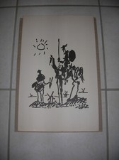 Litho Picasso 1955 Don Quichotte