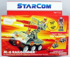 Starcom - Coleco Mattel - M-6 Railgunner (loose avec boite)