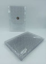 LOT 10 PLATEAUX COLLECTEURS PLASTIQUE 40 CASES POUR CAPSULES / POUR CLASSEUR A4