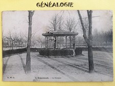 Carte Postale Ancienne 95 - ARGENTEUIL vers 1900 Le KIOSQUE à MUSIQUE