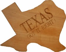 Texas cutting board/hot