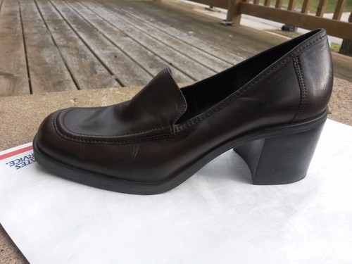 Nine west brown heels - nine,