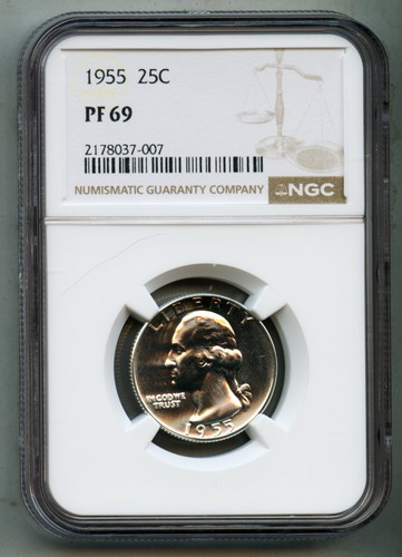 1955 washington silver quarter - washington,