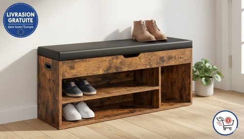 Banc chaussures rembourré - chaussures,