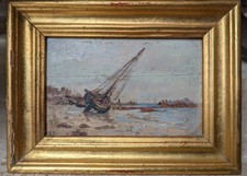 Bateau échoué monogrammé CB