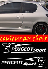 lot 2 Stickers Autocollant Sponsor Peugeot Sport sticker tuning racing