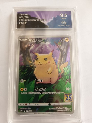 Carte pokemon gradée pikachu - carte,