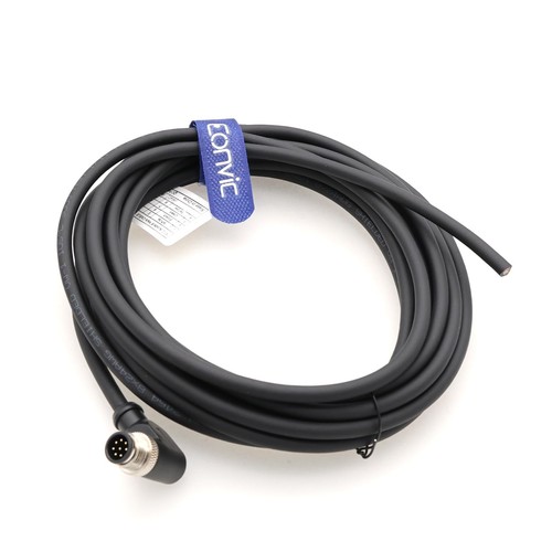 M12 rechtwinkliger poliger - m12, 8-poliger