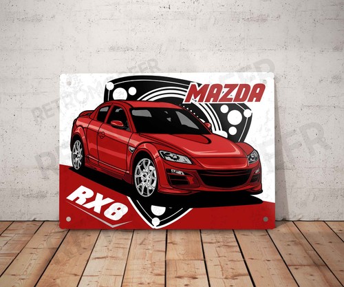 Plaque métal vintage mazda - plaque,