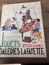 RARISSIME CATALOGUE JOUETS ETRENNES "GALERIES LAFAYETTE" 1934 42 PAGES  27X20 CM