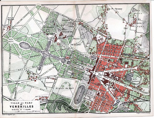Versailles 1884 plan - versailles,