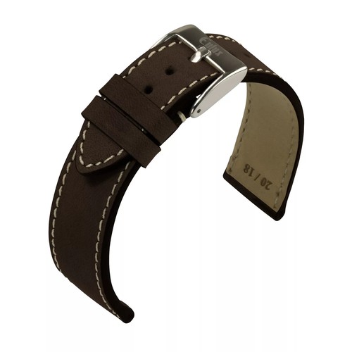 Bracelet montre nubuck cuir - nubuck, de