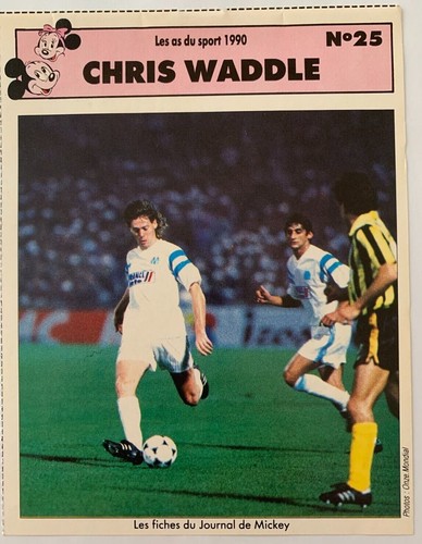 Chris waddle rare vintage - om,