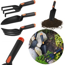 Kit d'outils de jardin de 3 pièces pelle de jardin râteau râteau kits...