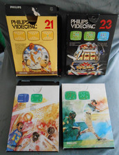 BOITE 1ERE EDITION / Retrogaming  Lot de 4 jeux 6 /8 /21 /23  Philips Videopac
