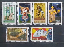 SÉRIE 6 TIMBRES PERSONNAGE
