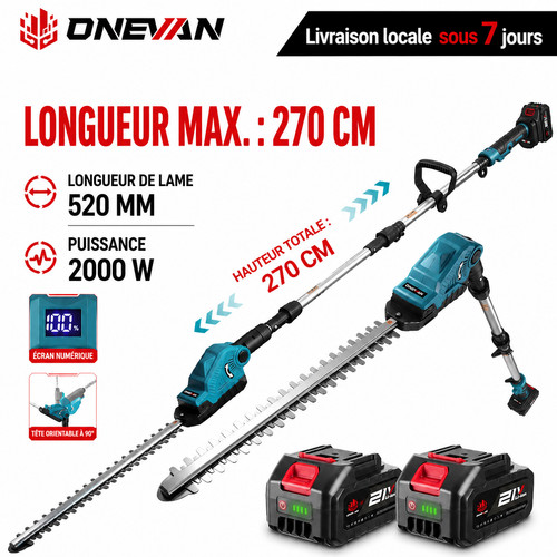 Taille haie télescopique - taille,