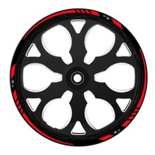 Autocollant de jante RS pour Honda CBR / CB 650 R rouge