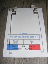 Les 2 charnières pour TOSHIBA