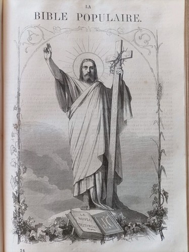 1864 bible populaire abbé - bible,
