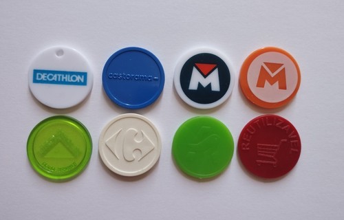 Lot jetons caddie - caddie,